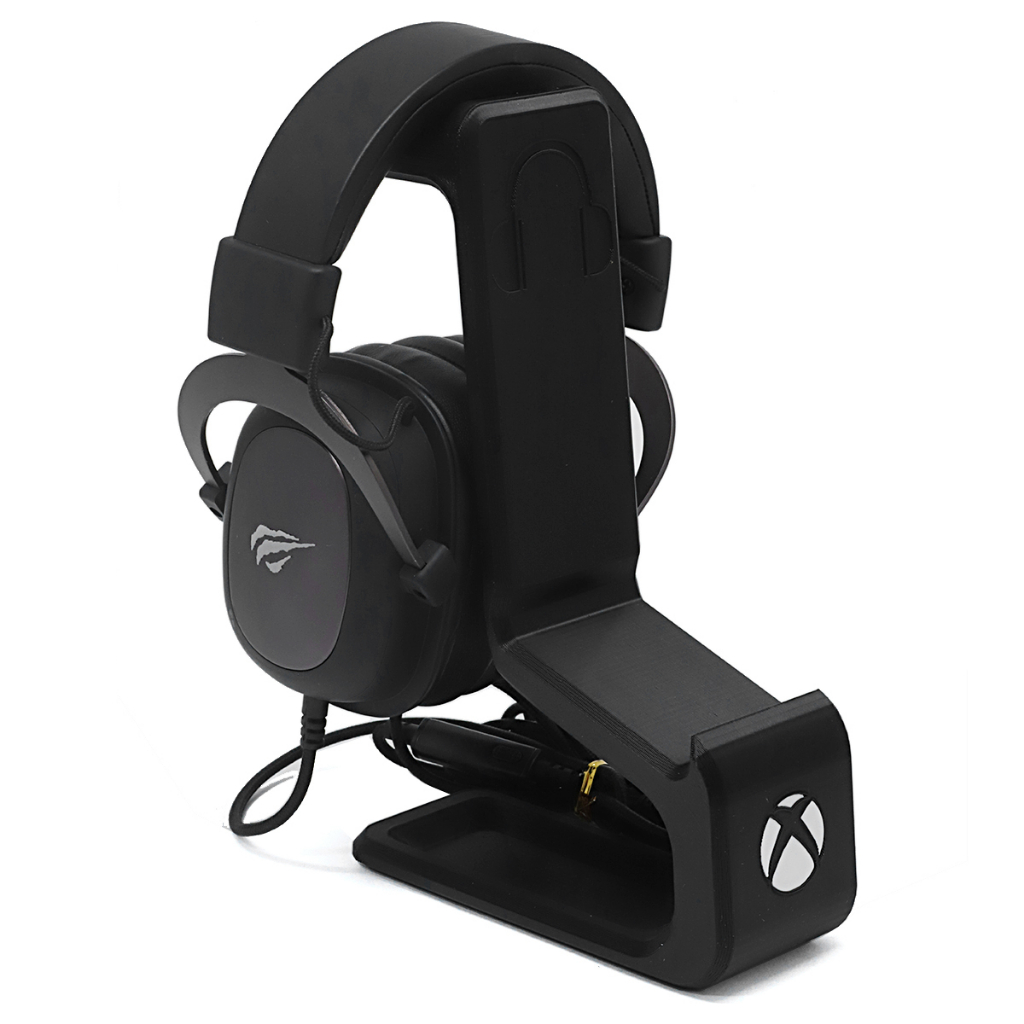 Suporte para um controle e suporte para fone de ouvido/HeadSet - detalhe