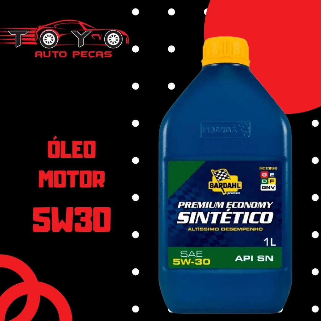 Óleo De Motor P/ Diesel Bardahl Sintético 5w30 Api Sn