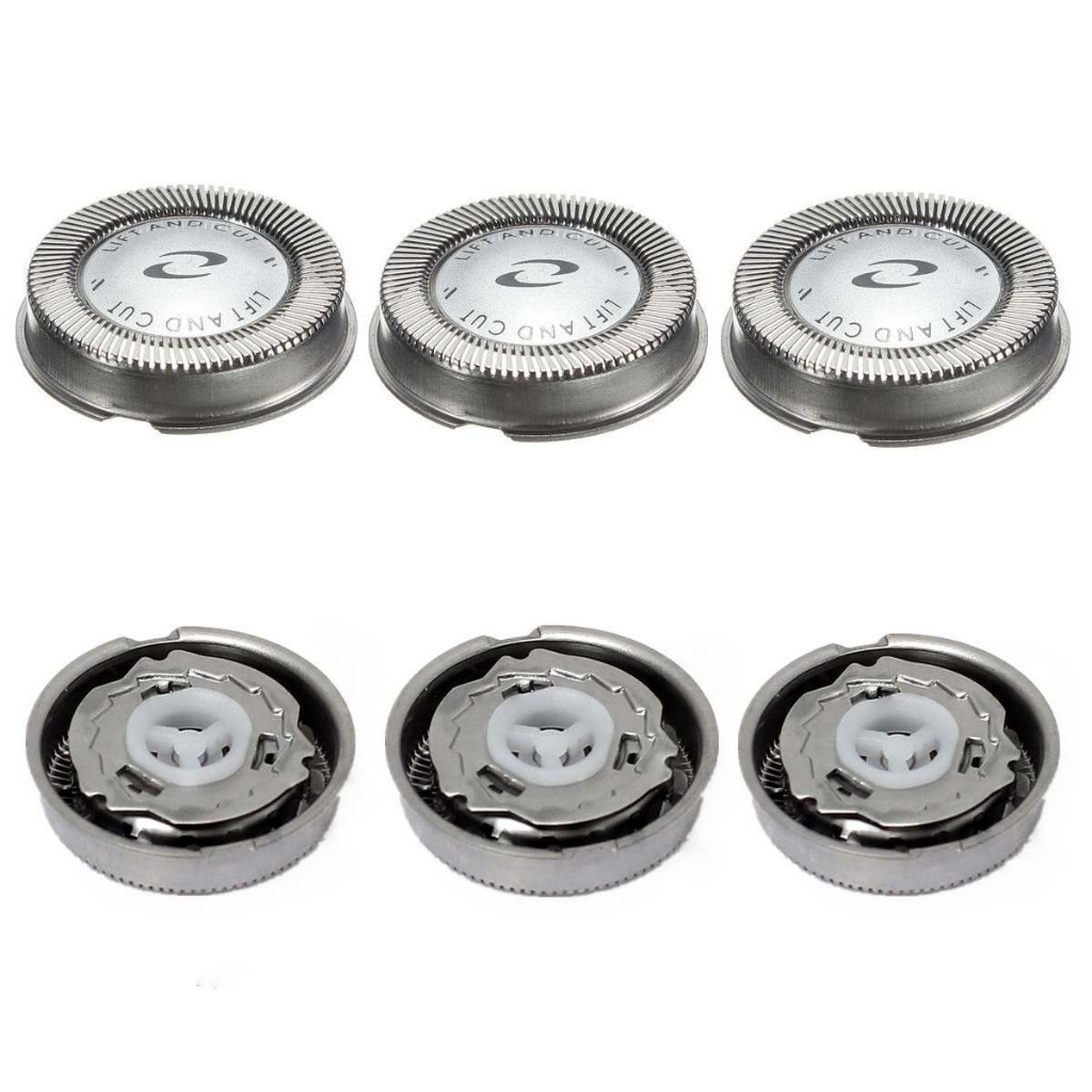 Kit de 3 Peças de Lâminas de Barbear para Philips - Modelos Compatíveis HQ4, HQ55, HQ3 e Mais em Oferta na Shopee
