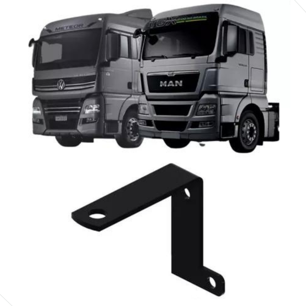 Suporte Antena Caminhão Man Lado Motorista Steelbras Ap5930