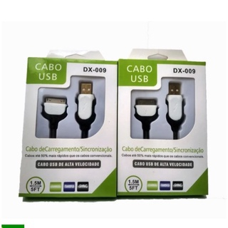 Cabo Carregador Usb 30 Pinos P/ iPhone 4 4s iPad 1 2 3 4 iPod Cabo de Dados em Oferta na Shopee