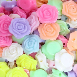 Entremeio Botao Flor Rosa Colorido 10 Unidades em Oferta na Shopee