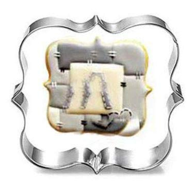 Cortador De Moldura Clássica Grande Em Aço Inox Com Protetor de Mão Para Cookies Biscuit e Pasta Americana Decoração Bolos Doces Tortas Artesanato em Oferta na Shopee