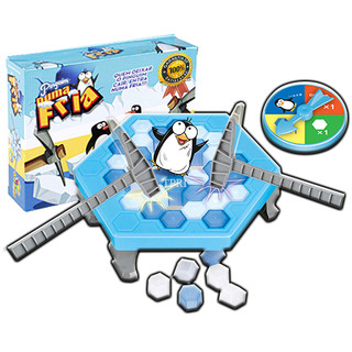Pinguim Quebra Gelo Brinquedo Infantil Jogo Tabuleiro Educativo Coordenação Motora Inmetro 3+ Anos Tabuleiro Criança