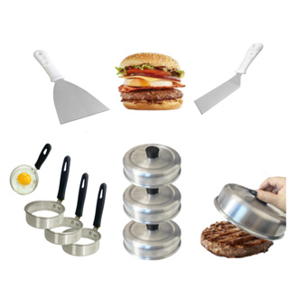 Kit Lanche 3 Abafador 3modelador de Ovo e 2 Espátulas em Oferta na Shopee