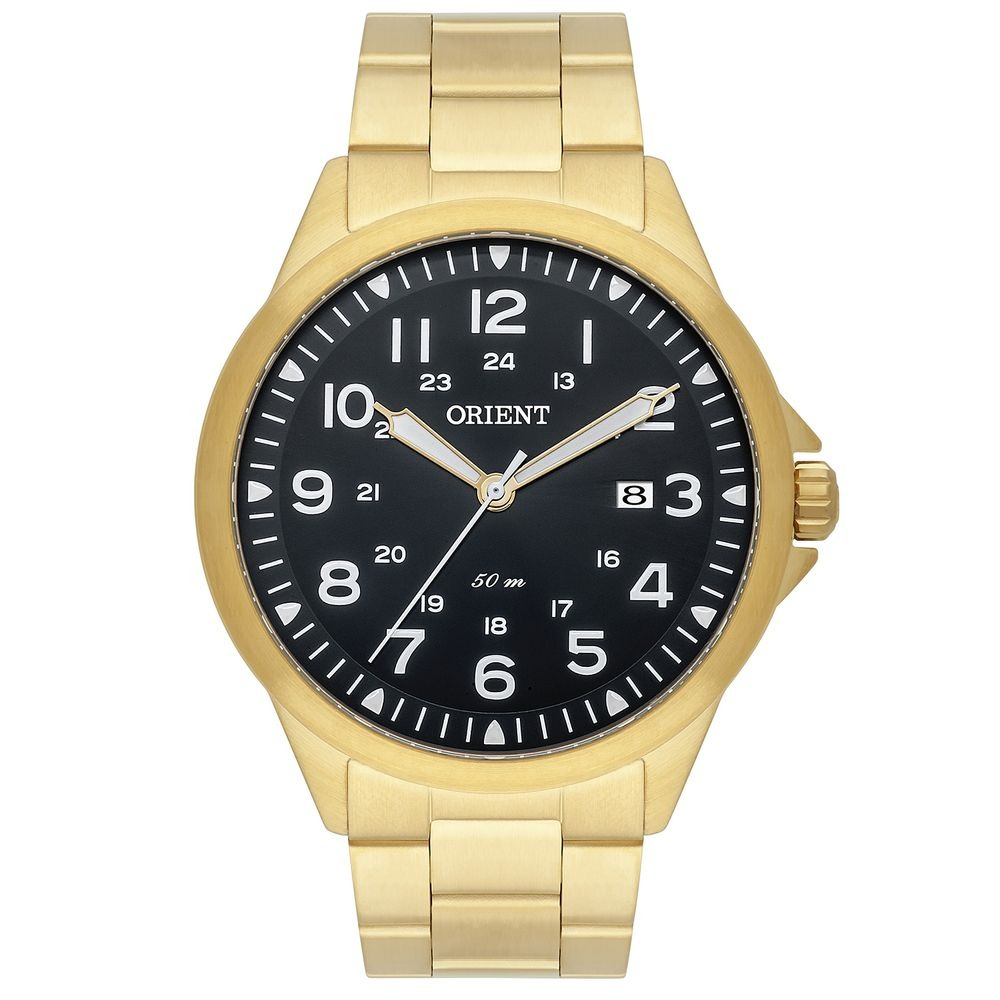 Relógio Orient Masculino MGSS1199 P2KX Dourado Aço