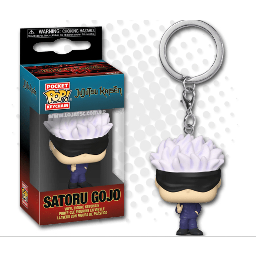 FUNKO POP KEYCHAIN JUJUTSU SATORU GOJO 72048 NOVO ORIGINAL em Oferta na Shopee