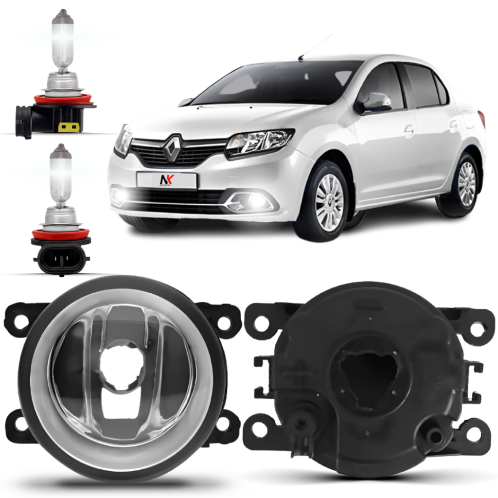 Farol Milha Renault Logan 2014 2015 2016 + Lâmpada