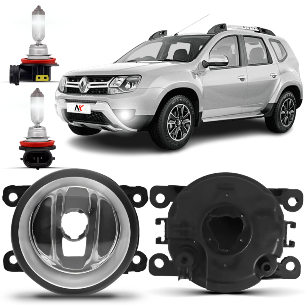 Farol Milha Renault Duster 2012 2013 2014 2015 2016 2017 + Lâmpada