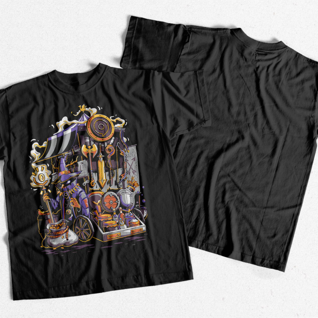 Camisa Preta Mago  Camiseta Mage Unissex Novidade Lançamento Camiseta Algodão Confortável