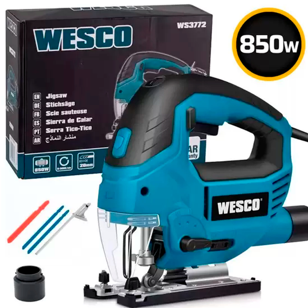 Serra Tico Tico Corte Rápido Fácil Preciso Madeiras Em Geral WS3772 WESCO Profissional Marcenaria em Oferta na Shopee