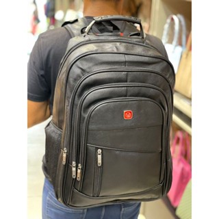 Mochila de Couro Grande para Homens e Mulheres com Entrega em 24 Horas