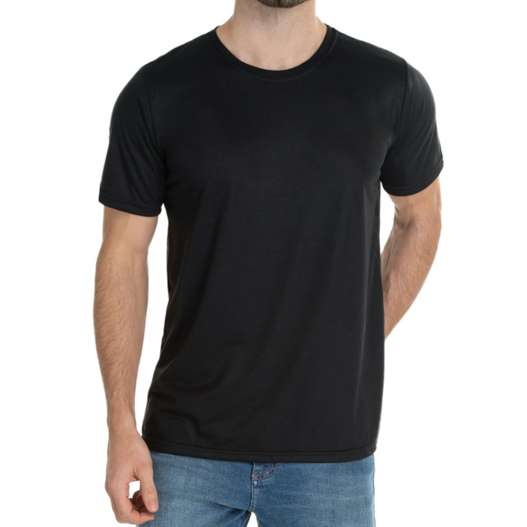Camiseta Masculina Básica sem estampa - Lisa