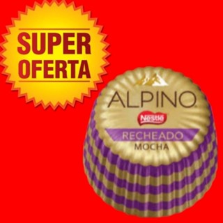 ALPINO MOCHA KIT DE BOMBONS EM SACO TRANSPARENTE