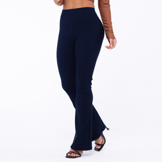Calça Flare Legging Bailarina Malha Pop Cintura Alta Premium Coleção 2023