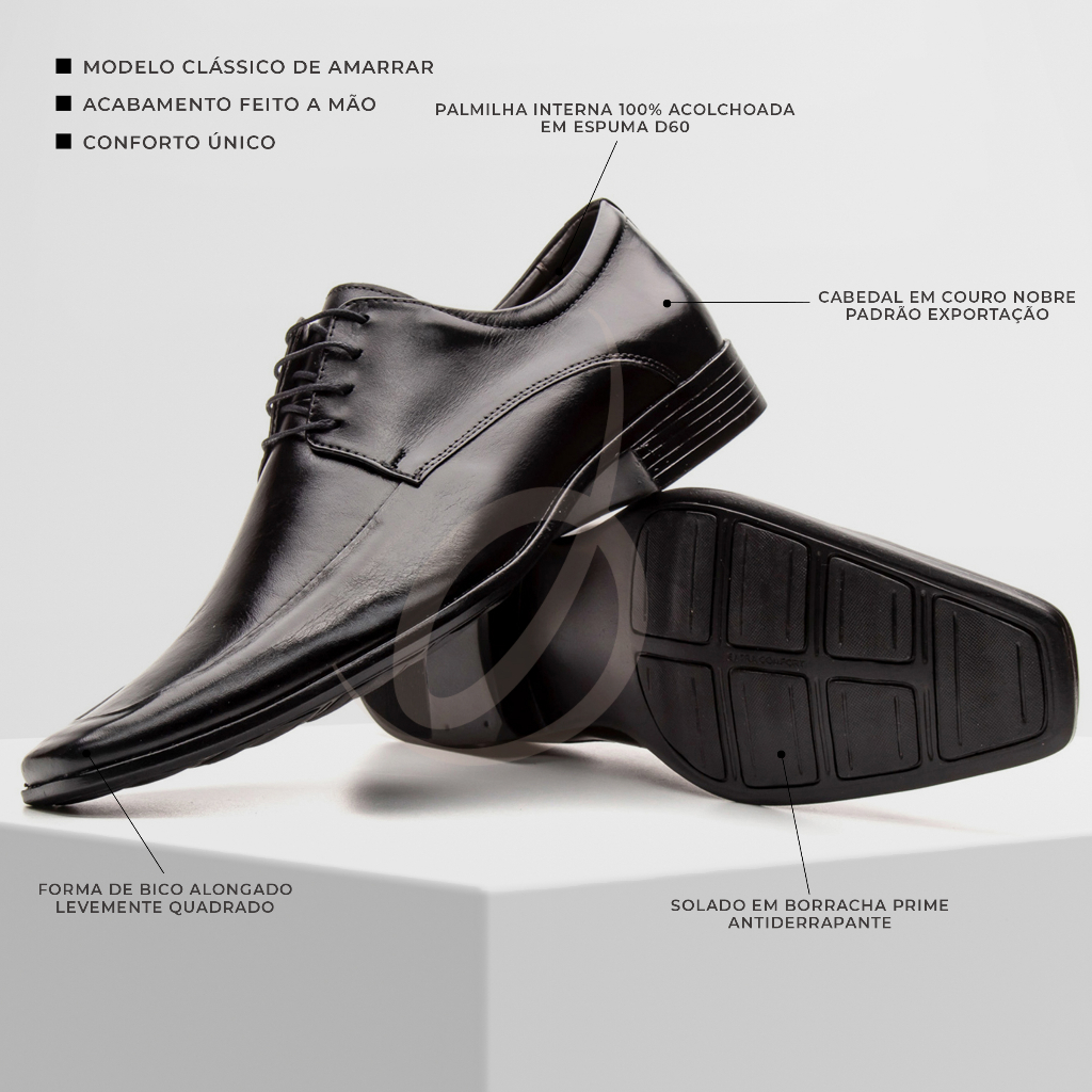 Sapato Bigioni Masculino Estilo Italiano Couro Legítimo Bovino Lançamento em Oferta na Shopee