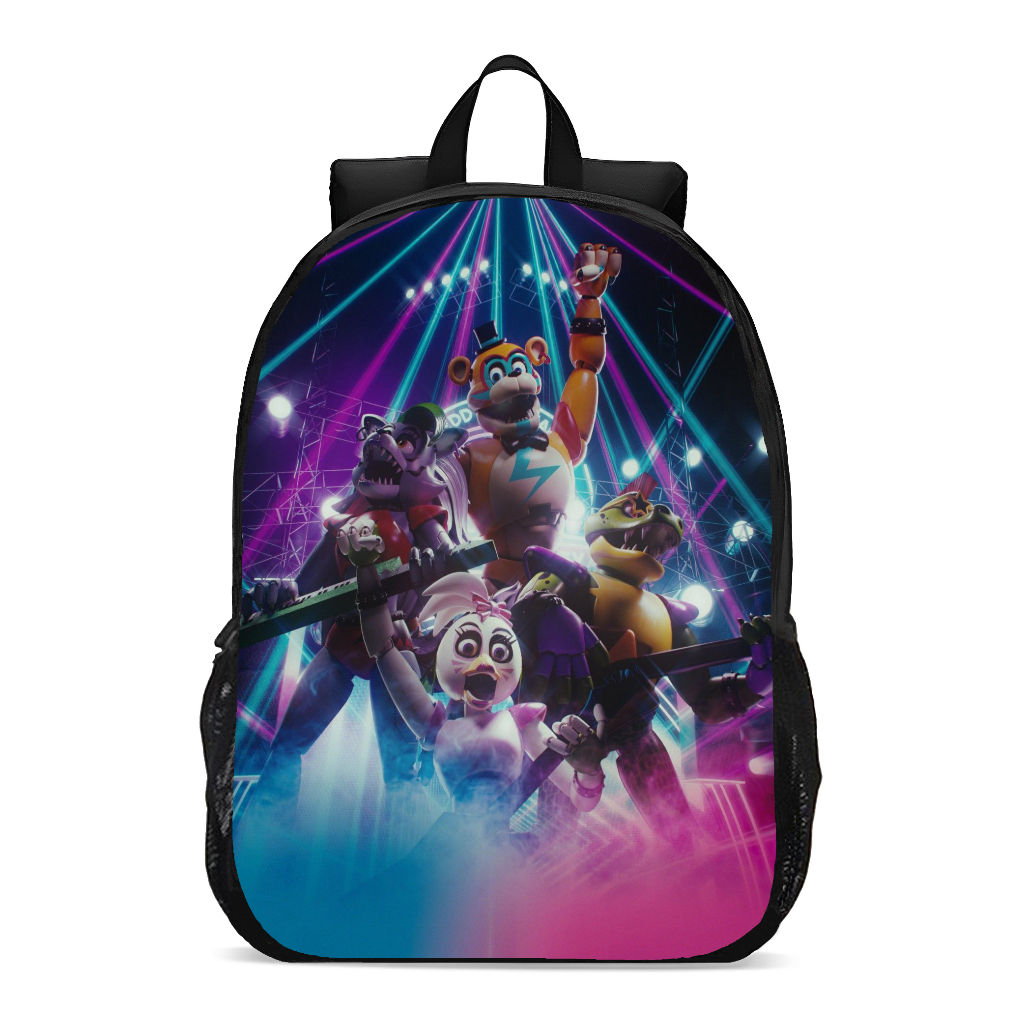 Mochila Escolar Infantil Juvenil Jogo de Terror Five Nights at Freddy's Promoção