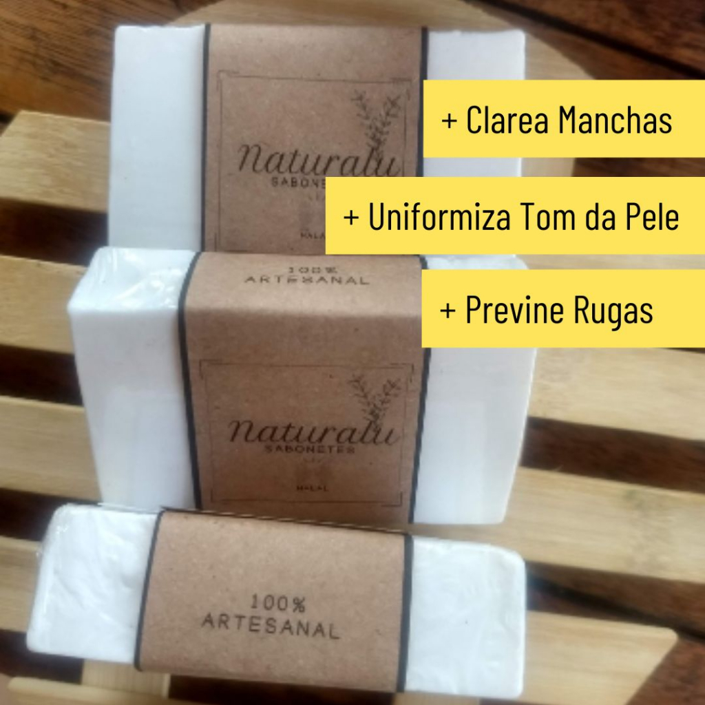 Sabonete de Babosa e Arroz, uma super potencia na sua Pele em Oferta na Shopee