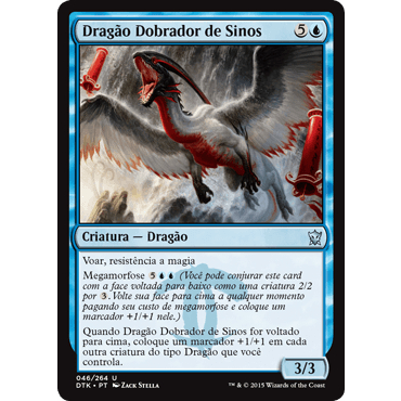 Dragão Dobrador de Sinos - - Magic The Gathering