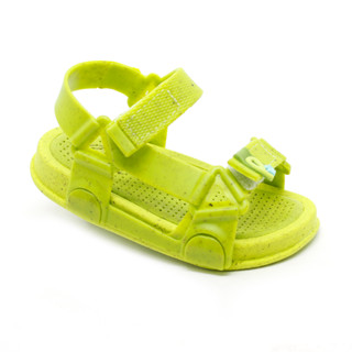 Papete Sandália Plugt Infantil Menino Menina BoraBora Fibras Naturais Coco Bambu Verde