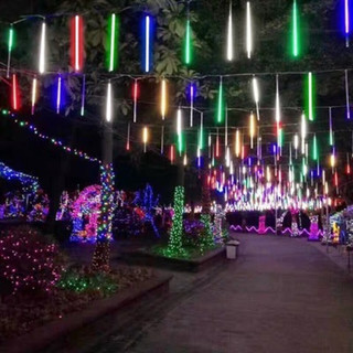 Cascata de Led c/8 tubos para Natal e Festas com Cores ((( 110v )))