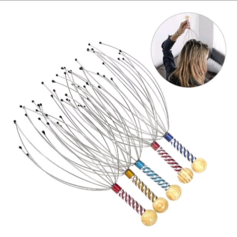 massageador De Cabeça Arame Cafuné Relaxante Anti stress Alta Qualidade