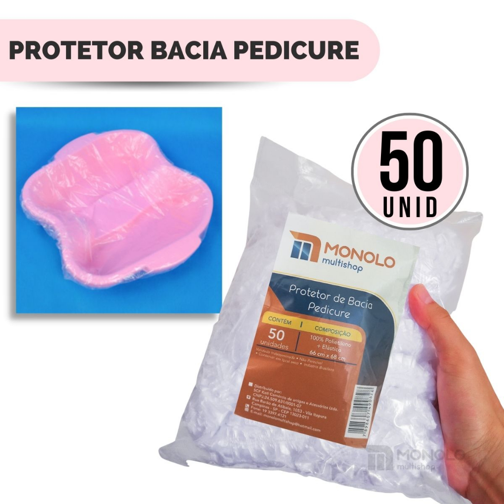 Protetor Bacia Pedicure Descartável 50 unidades Podologo manicure Salão cutelaria Envio Imediato em Oferta na Shopee