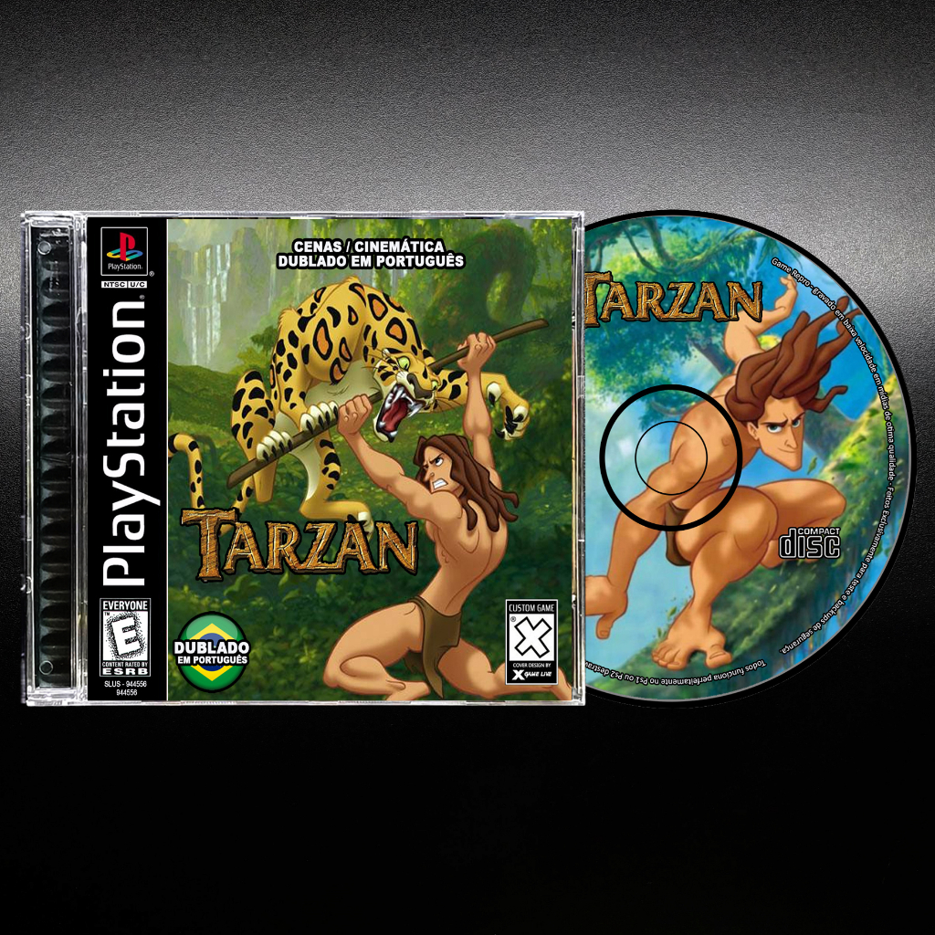 Tarzan Disney - Dublado - Repro / Retro Ps1 / Psx / Patch Retro Game Play 1