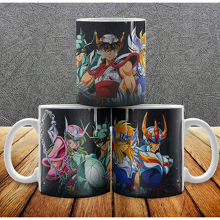 Caneca Personalizada Cavaleiros Do Zodiaco - Coleçao - Porcelana 325 ml em Oferta na Shopee