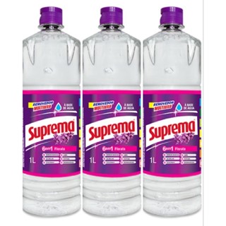 Kit Removedor Perfumado Suprema Florata1 Litro - 03 Unidades