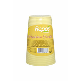 Cera para Depilação Repos de Chocolate Branco 400g - Quente Depilatória