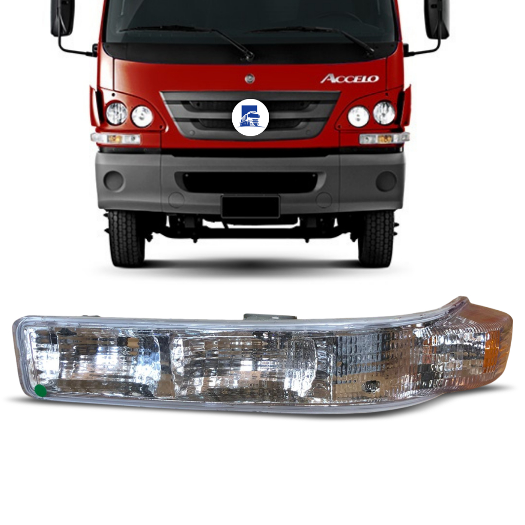 Lanterna Dianteira Seta Pisca Cristal Mercedes-Benz Accelo Lado Esquerdo