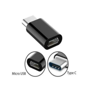 Adaptador OTG conector Micro USB V8 Fêmea para TYPE-C Macho Smartphone PC Mac - Universal