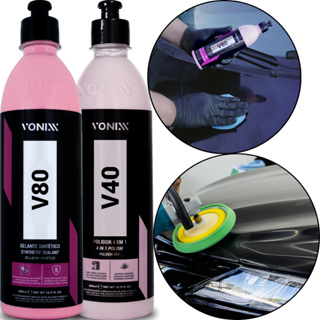 Kit Polidor V40 4 em 1 + Selante Sintético V80 500ml Vonixx em Oferta na Shopee