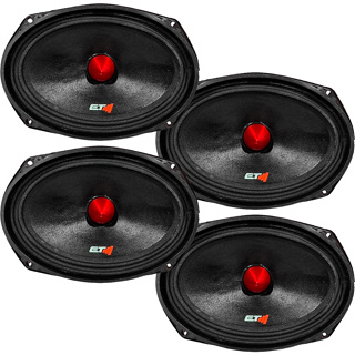 2 Pares Alto Falantes Etm 6x9 Pol 200w Rms Trio Goiano em Oferta na Shopee