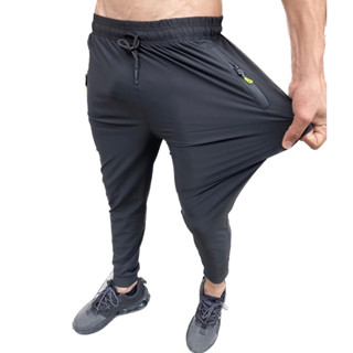Calça Elástica Esportiva PRETA 1001 Utilidades - Corrida Academia Funcional Casual Exercícios
