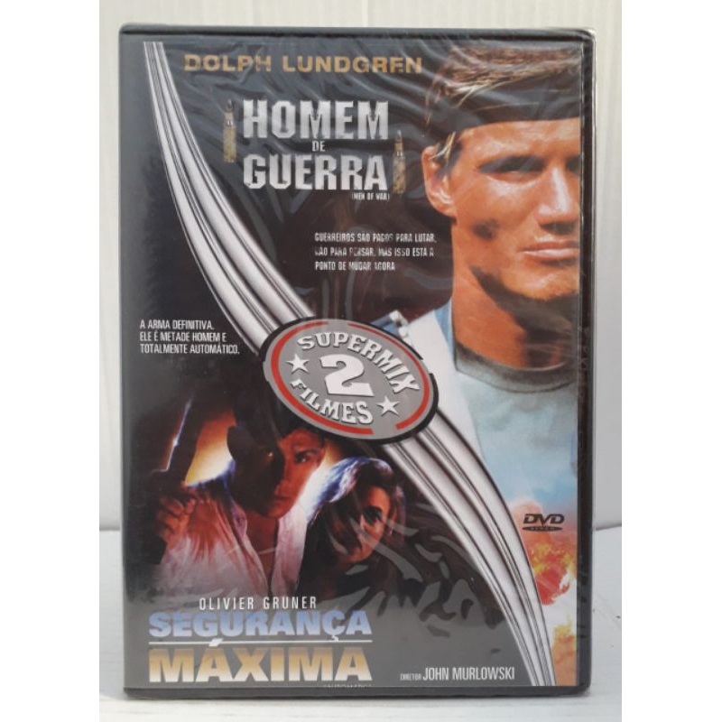 Dvd Homem de Guerra + Segurança Máxima (Novo/Original/Lacrado)