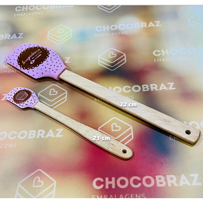 CONJUNTO 2 ESPÁTULAS PARA BRIGADEIRO DE COLHER Tok Stok OFF - Home & Living