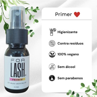 Primer Preparador para Extensão de Cílios, Lash Lifting ( 2x + Retenção) - Linha For Lash