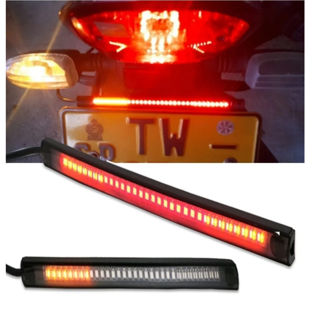 Barra Led Luz De Freio Seta Lanterna Para Moto Envio Imediato em Oferta na Shopee