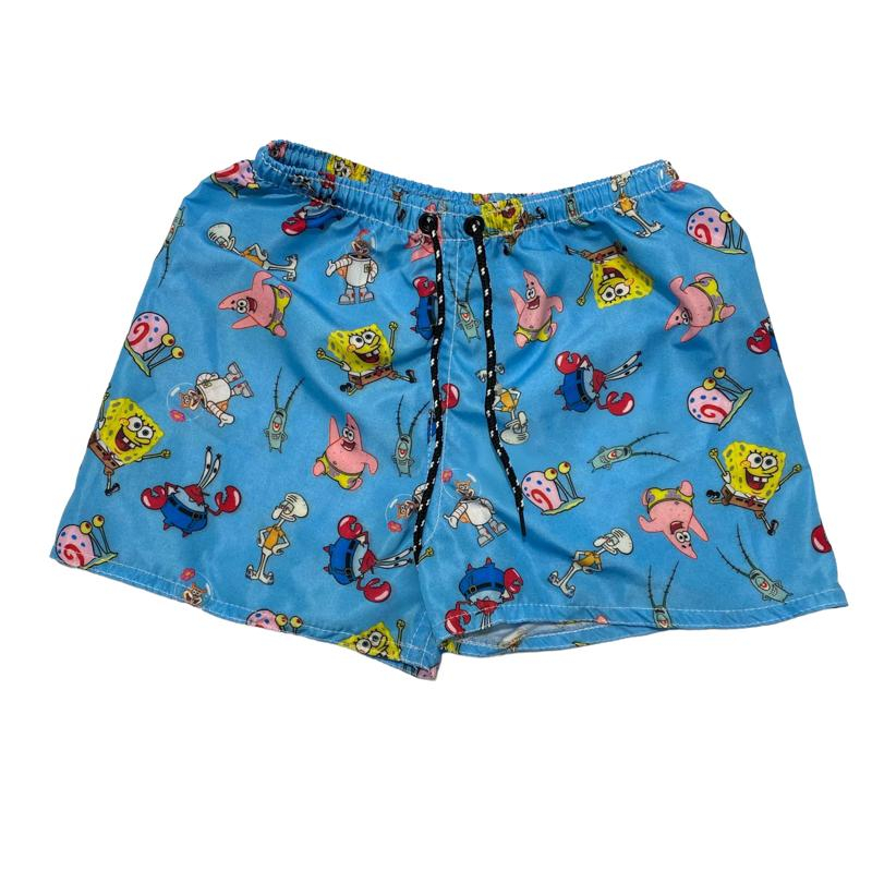 Shorts Infantil Bebê Unissex Verão/Piscina/Praia Turma do Bob Esponja