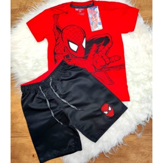 conjunto infantil  menino do homem aranha  fantasia em Oferta na Shopee