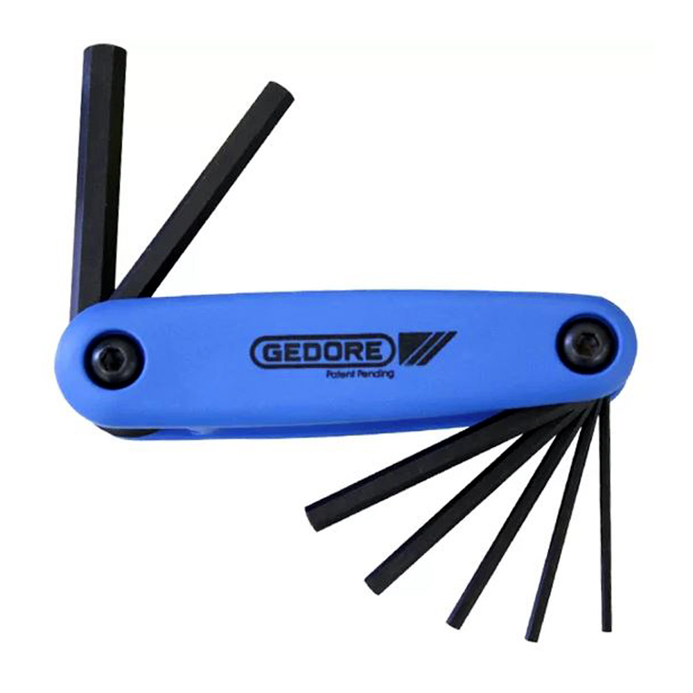 Jogo de Chaves Allen 2 a 8mm Canivete Gedore com 7 Peças 42SCL-7M em Oferta na Shopee
