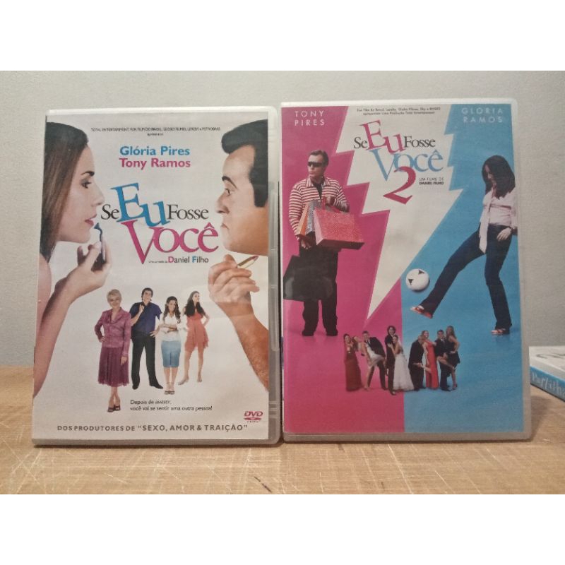 DVDs Se Eu Fosse Você 1 e 2
