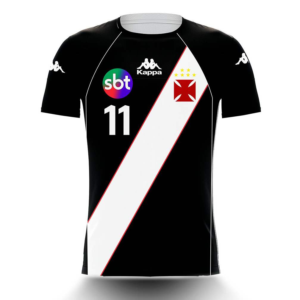 Camiseta Camisa Vasco SBT preto