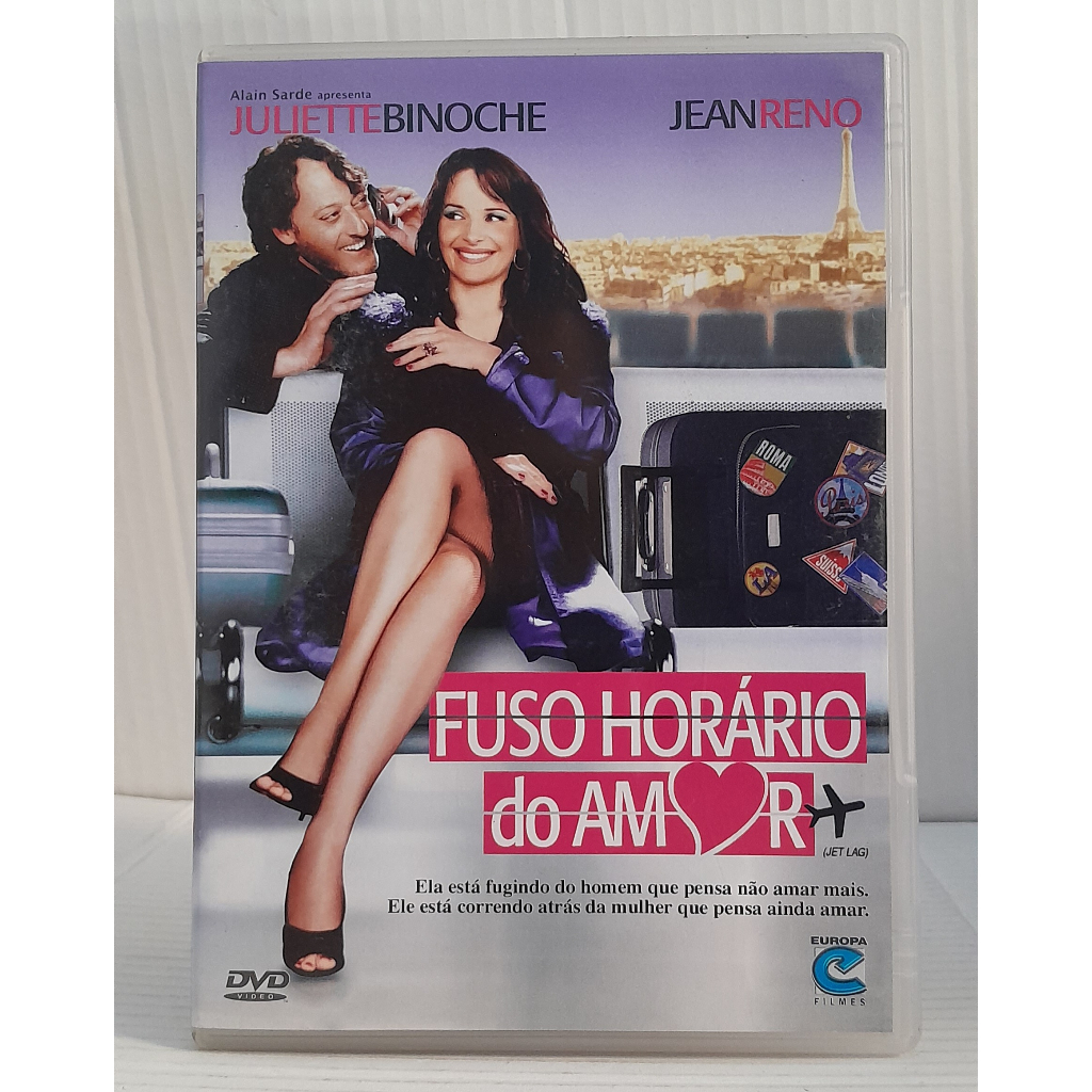 Dvd Fuso Horário do Amor - Jean Reno - Original Usado