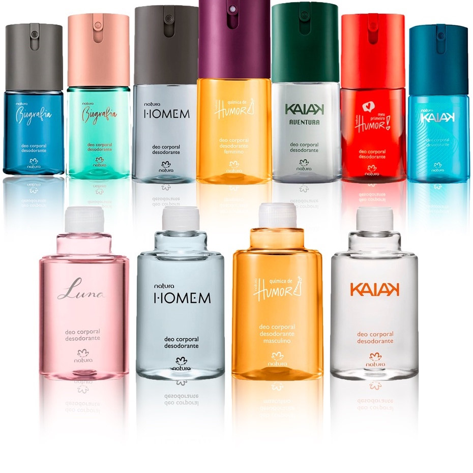 Deo Corporal Desodorante Feminino/Masculino 100ml Natura em Oferta na Shopee