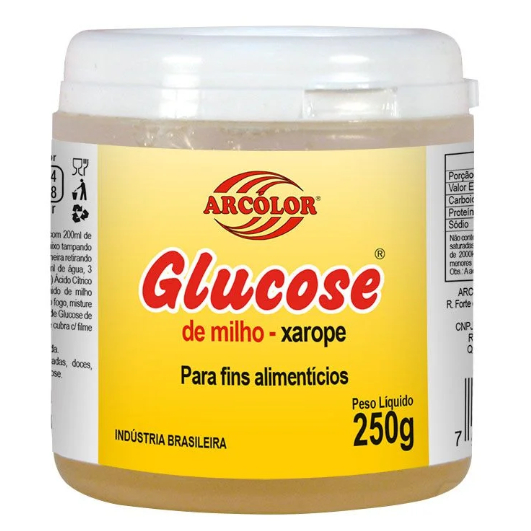 Glucose de Milho Xarope 250g - Arcolor - Rizzo Distribuidora