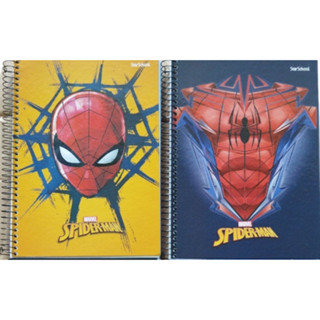 Caderno 10 Matérias SPIDER- MAN KIT COM 2 UNIDADES  160 FOLHAS