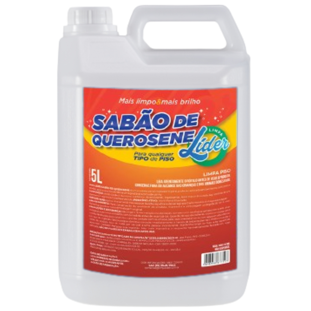 Sabao Querosene Concentrado 5L Limpador Multiuso Piso Vidro